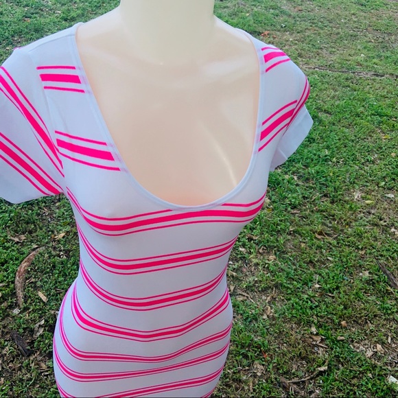 Striped bodycon mini dress - Picture 3 of 5